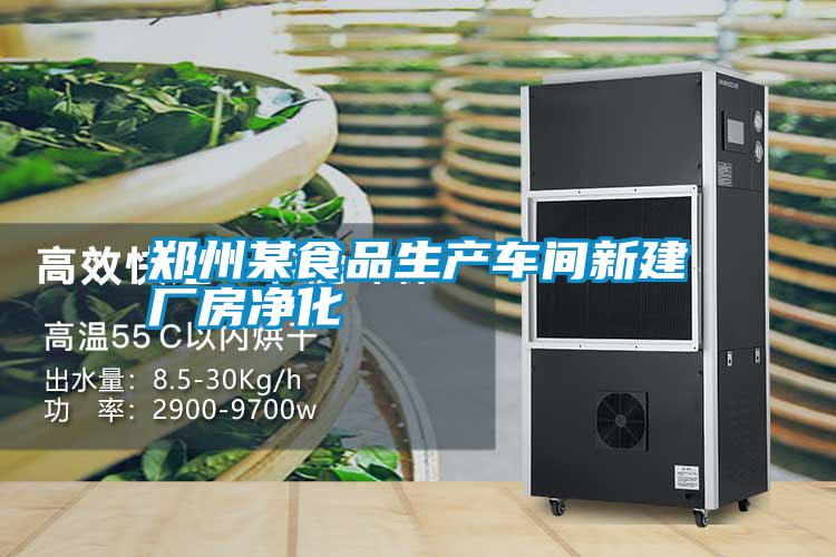 鄭州某食品生產(chǎn)車間新建廠房?jī)艋?/></p>
						    <p style=