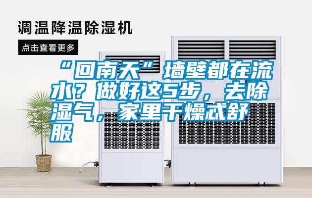 “回南天”墻壁都在流水？做好這5步，去除濕氣，家里干燥忒舒服