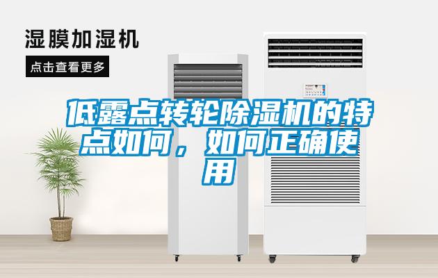 低露點(diǎn)轉(zhuǎn)輪除濕機(jī)的特點(diǎn)如何，如何正確使用