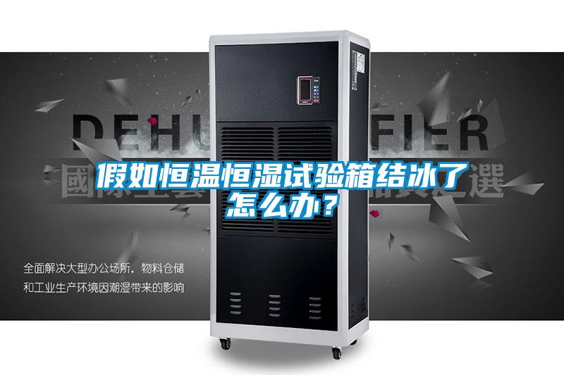 假如恒溫恒濕試驗(yàn)箱結(jié)冰了怎么辦？