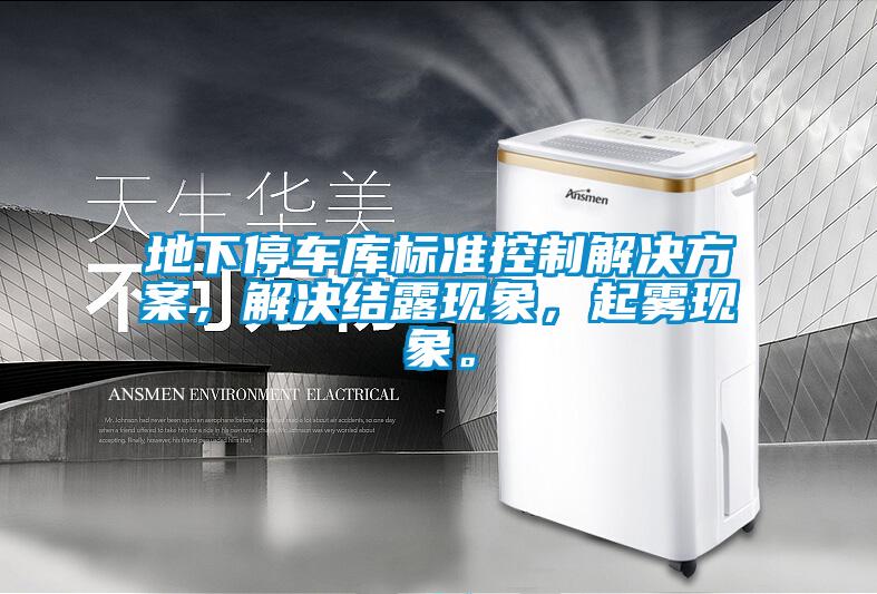 地下停車庫(kù)標(biāo)準(zhǔn)控制解決方案，解決結(jié)露現(xiàn)象，起霧現(xiàn)象。