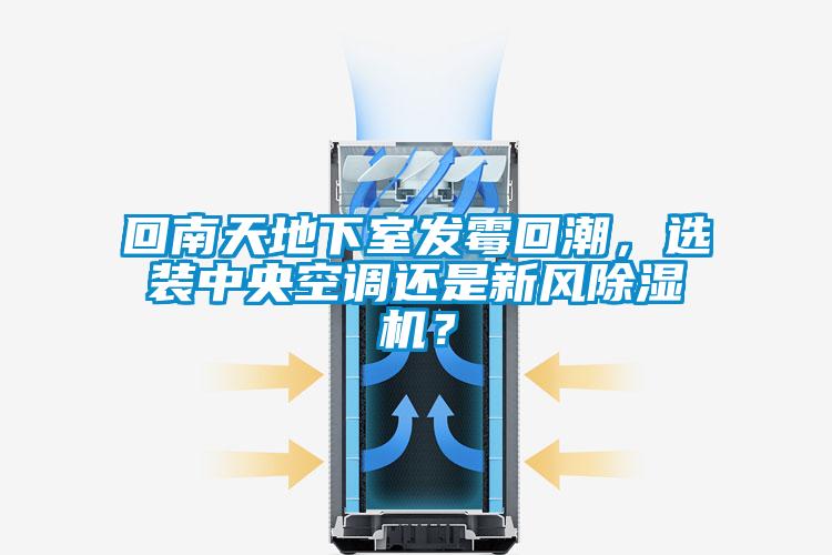 回南天地下室發(fā)霉回潮，選裝中央空調(diào)還是新風(fēng)除濕機？