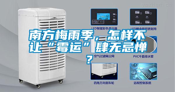 南方梅雨季，怎樣不讓“霉運(yùn)”肆無忌憚？