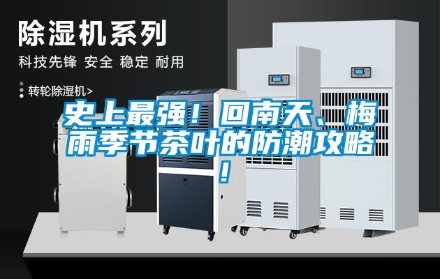 史上最強(qiáng)！回南天、梅雨季節(jié)茶葉的防潮攻略！