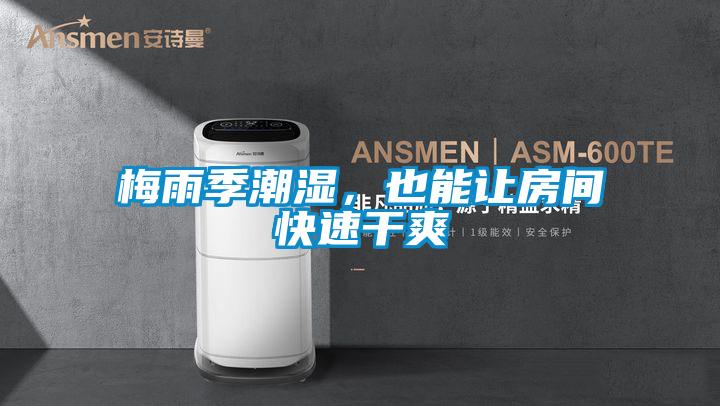 梅雨季潮濕，也能讓房間快速干爽