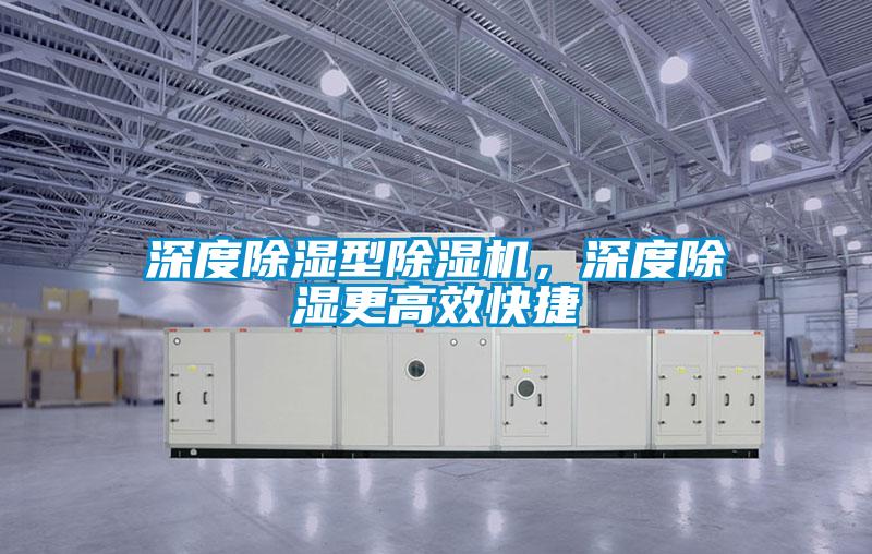 深度除濕型除濕機(jī)，深度除濕更高效快捷