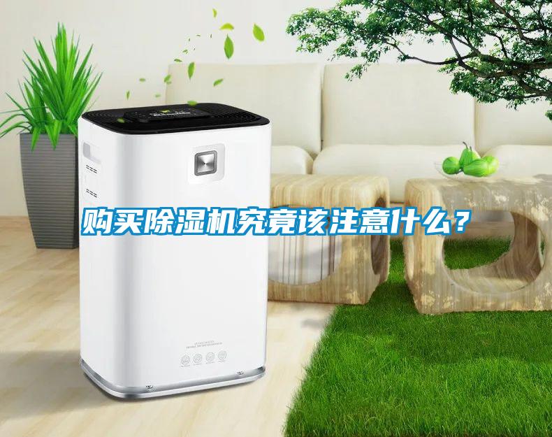 購買除濕機(jī)究竟該注意什么？
