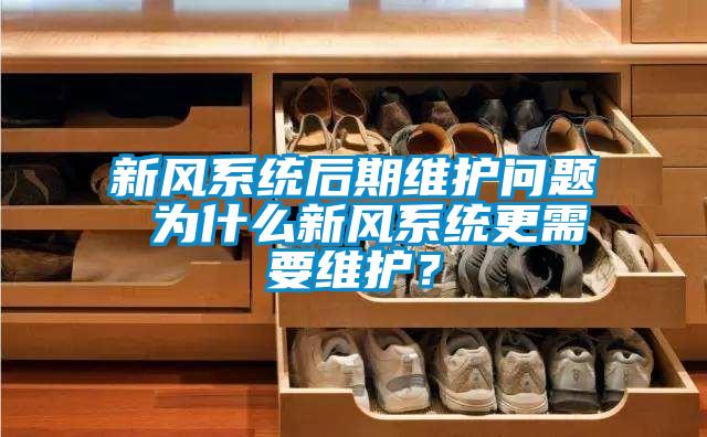 新風(fēng)系統(tǒng)后期維護問題 為什么新風(fēng)系統(tǒng)更需要維護？