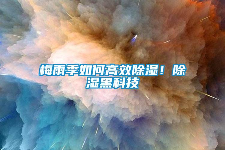 梅雨季如何高效除濕！除濕黑科技