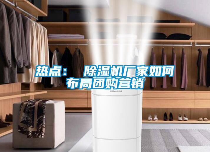 熱點(diǎn)： 除濕機(jī)廠家如何布局團(tuán)購營銷