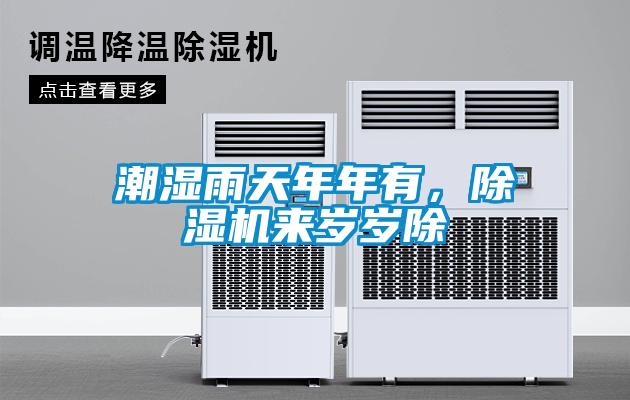 潮濕雨天年年有，除濕機來歲歲除