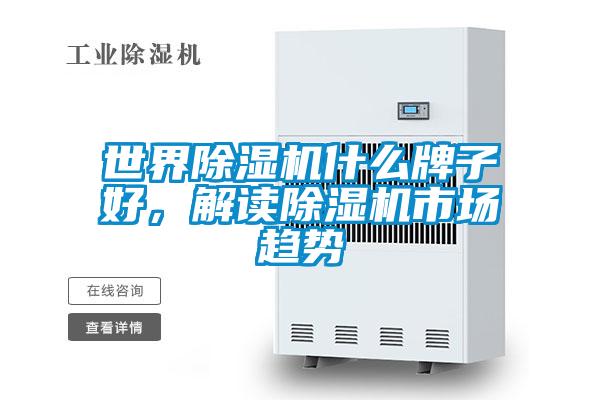 世界除濕機(jī)什么牌子好，解讀除濕機(jī)市場(chǎng)趨勢(shì)