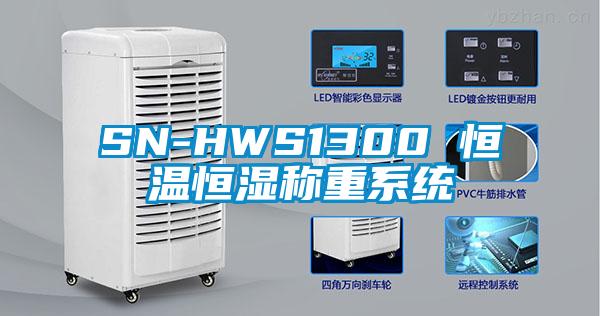SN-HWS1300 恒溫恒濕稱重系統(tǒng)