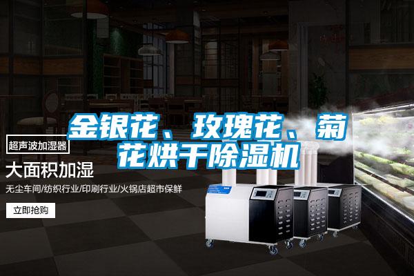 金銀花、玫瑰花、菊花烘干除濕機(jī)