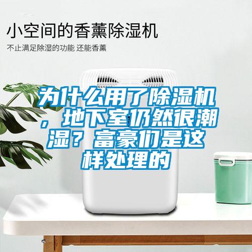為什么用了除濕機，地下室仍然很潮濕？富豪們是這樣處理的