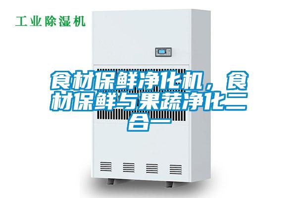 食材保鮮凈化機，食材保鮮與果蔬凈化二合一