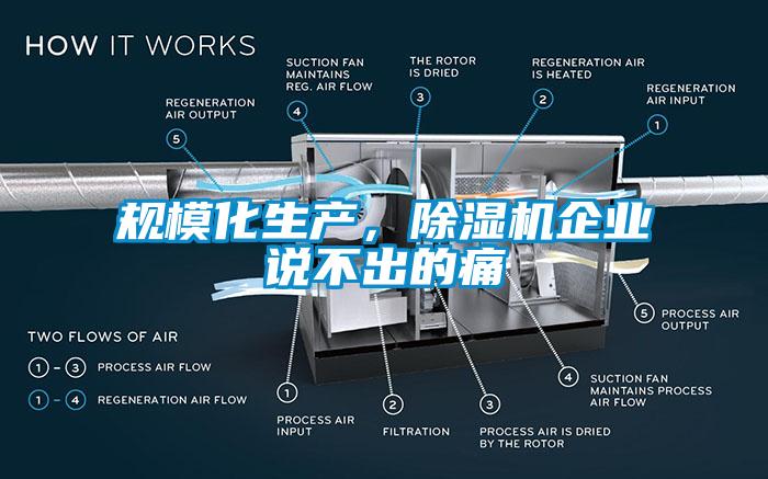 規(guī)模化生產(chǎn)，除濕機(jī)企業(yè)說不出的痛
