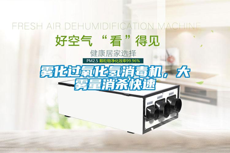 霧化過氧化氫消毒機(jī)，大霧量消殺快速