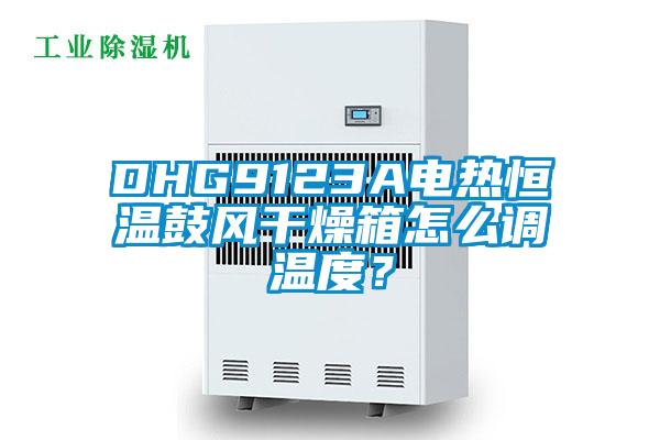 DHG9123A電熱恒溫鼓風(fēng)干燥箱怎么調(diào)溫度？