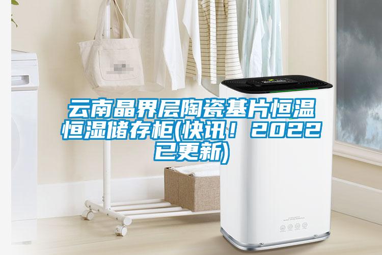 云南晶界層陶瓷基片恒溫恒濕儲存柜(快訊！2022已更新)