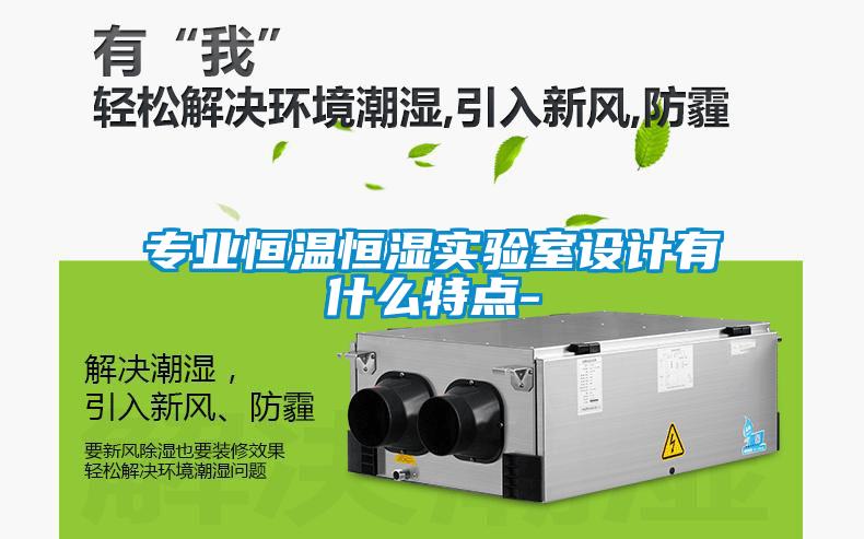 專業(yè)恒溫恒濕實驗室設計有什么特點-