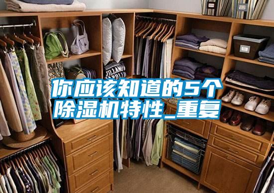 你應(yīng)該知道的5個除濕機(jī)特性_重復(fù)