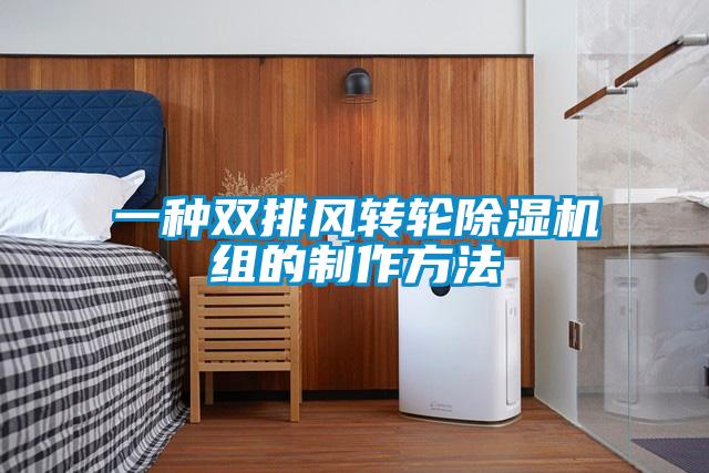 一種雙排風(fēng)轉(zhuǎn)輪除濕機(jī)組的制作方法