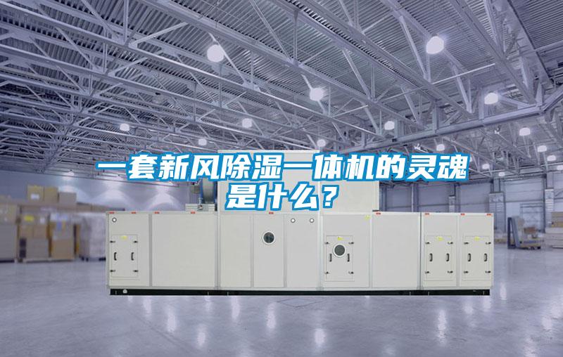 一套新風除濕一體機的靈魂是什么？
