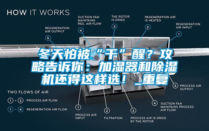 冬天怕被“干”醒？攻略告訴你：加濕器和除濕機(jī)還得這樣選！_重復(fù)