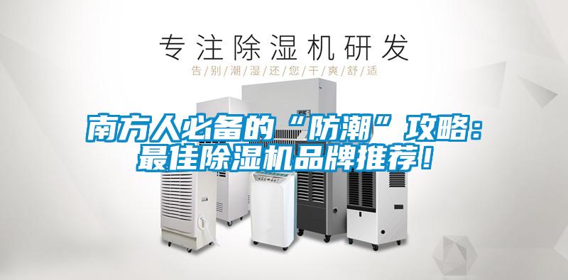南方人必備的“防潮”攻略：最佳除濕機品牌推薦！