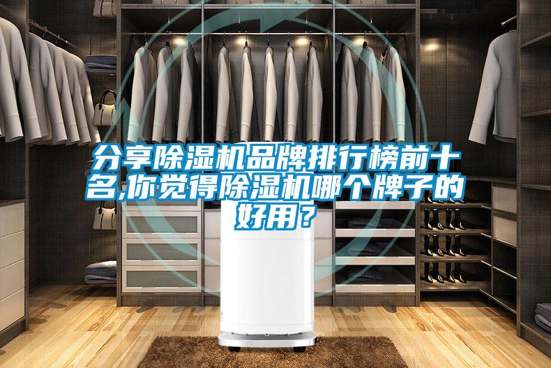 分享除濕機品牌排行榜前十名,你覺得除濕機哪個牌子的好用？