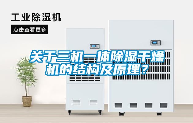 關(guān)于三機(jī)一體除濕干燥機(jī)的結(jié)構(gòu)及原理？