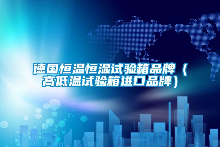 德國恒溫恒濕試驗(yàn)箱品牌（高低溫試驗(yàn)箱進(jìn)口品牌）