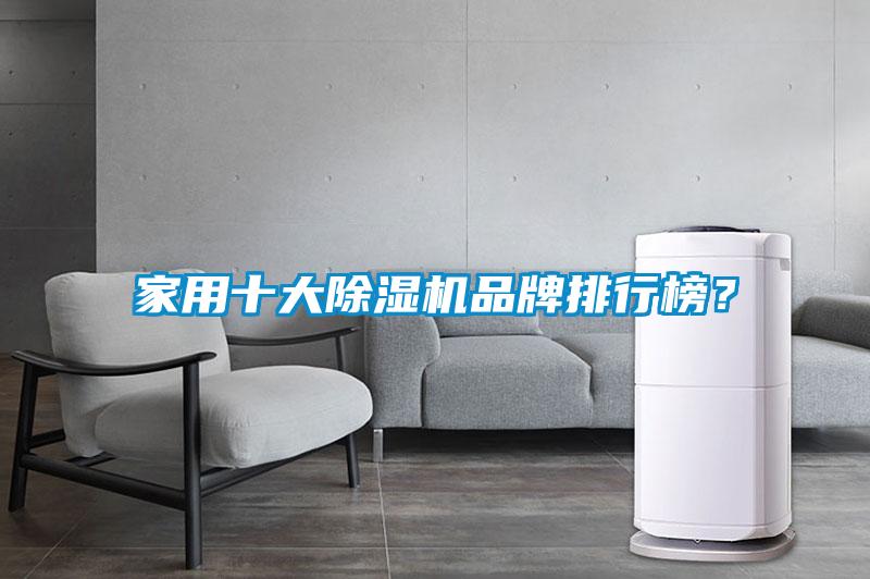 家用十大除濕機品牌排行榜？