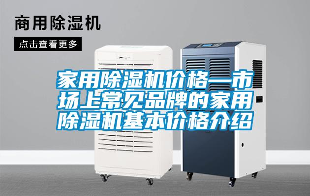 家用除濕機(jī)價(jià)格—市場(chǎng)上常見(jiàn)品牌的家用除濕機(jī)基本價(jià)格介紹