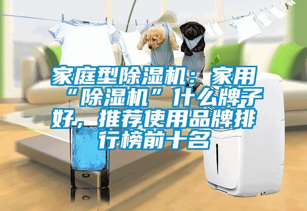 家庭型除濕機：家用“除濕機”什么牌子好，推薦使用品牌排行榜前十名