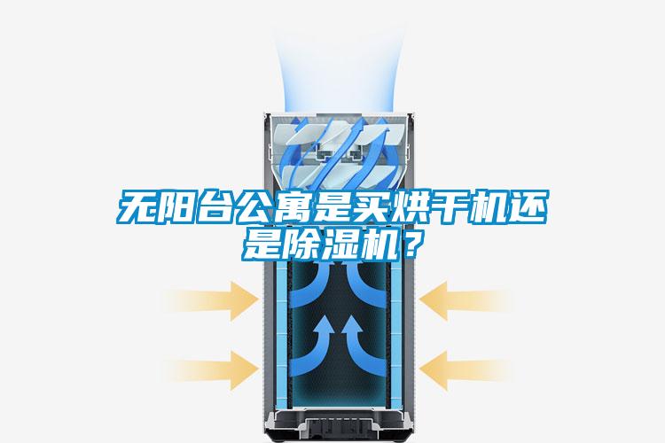 無陽臺公寓是買烘干機還是除濕機？