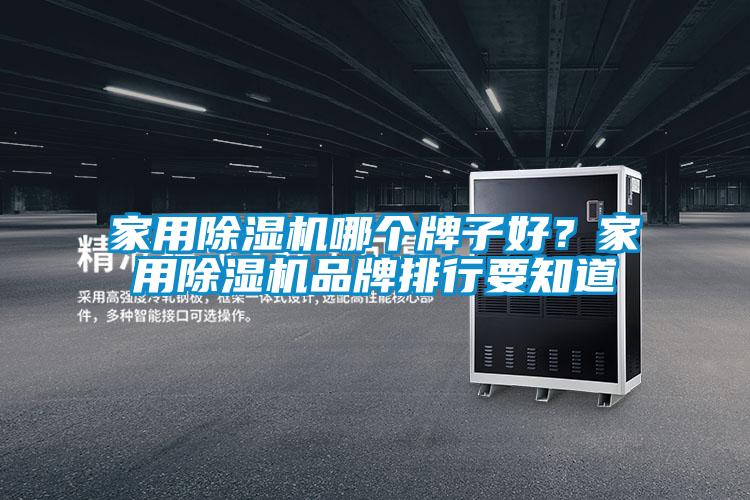 家用除濕機(jī)哪個牌子好？家用除濕機(jī)品牌排行要知道