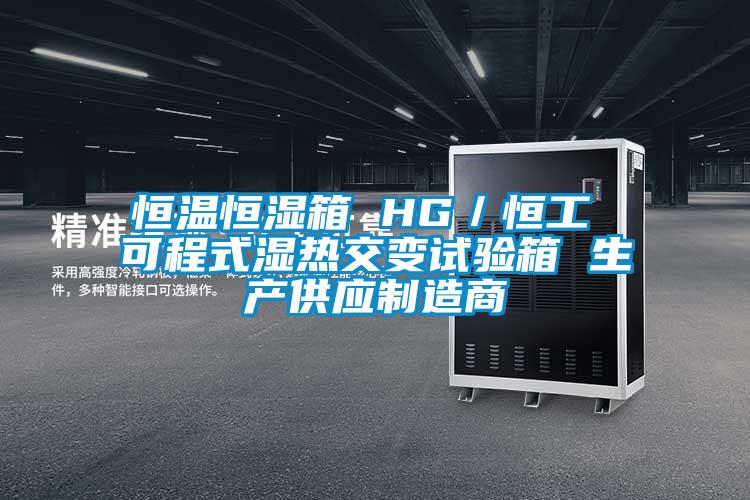 恒溫恒濕箱 HG／恒工 可程式濕熱交變試驗箱 生產(chǎn)供應制造商
