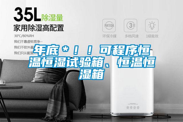 年底＊！！可程序恒溫恒濕試驗(yàn)箱、恒溫恒濕箱