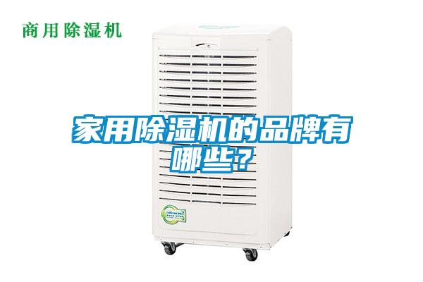 家用除濕機的品牌有哪些？