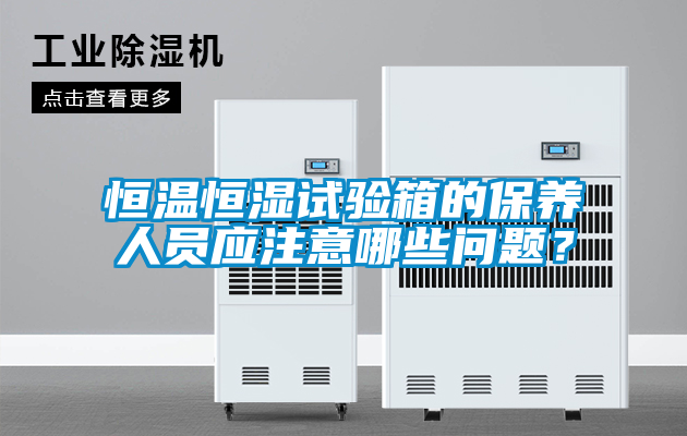 恒溫恒濕試驗(yàn)箱的保養(yǎng)人員應(yīng)注意哪些問題？