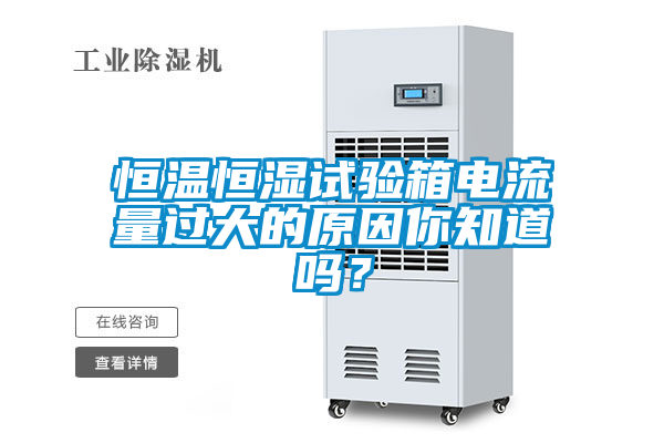 恒溫恒濕試驗箱電流量過大的原因你知道嗎？