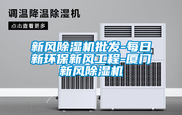 新風(fēng)除濕機批發(fā)-每日新環(huán)保新風(fēng)工程-廈門新風(fēng)除濕機
