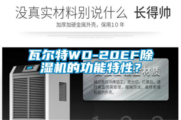 瓦爾特WD-20EF除濕機的功能特性？