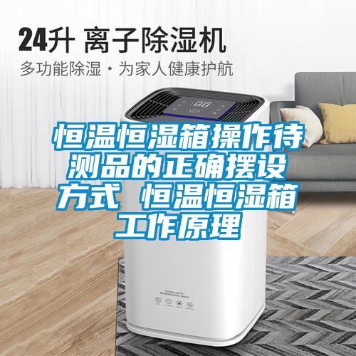 恒溫恒濕箱操作待測品的正確擺設(shè)方式 恒溫恒濕箱工作原理