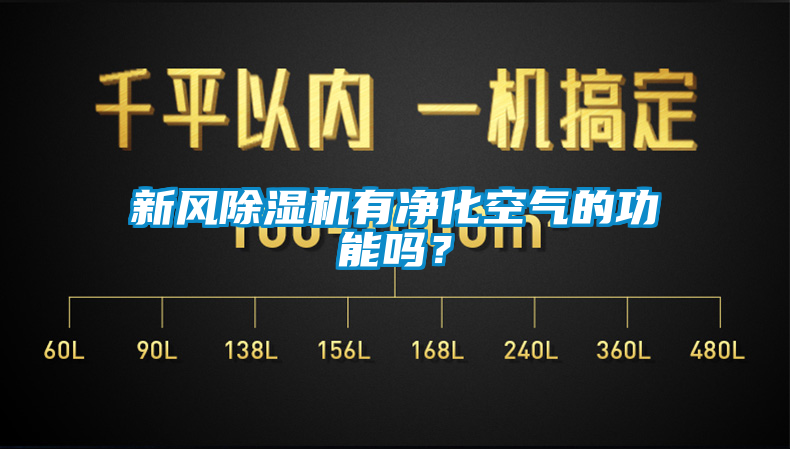 新風(fēng)除濕機(jī)有凈化空氣的功能嗎？