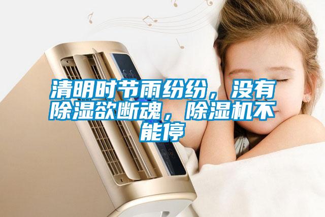 清明時(shí)節(jié)雨紛紛，沒(méi)有除濕欲斷魂，除濕機(jī)不能停