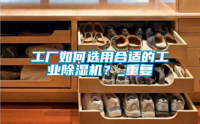 工廠如何選用合適的工業(yè)除濕機？_重復