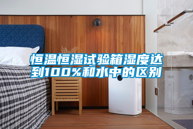 恒溫恒濕試驗箱濕度達到100%和水中的區(qū)別